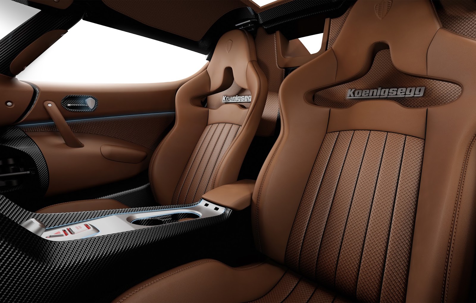 Koenigsegg Regera interior seat Υποκλιθείτε μπροστά στον καινούργιο βασιλιά