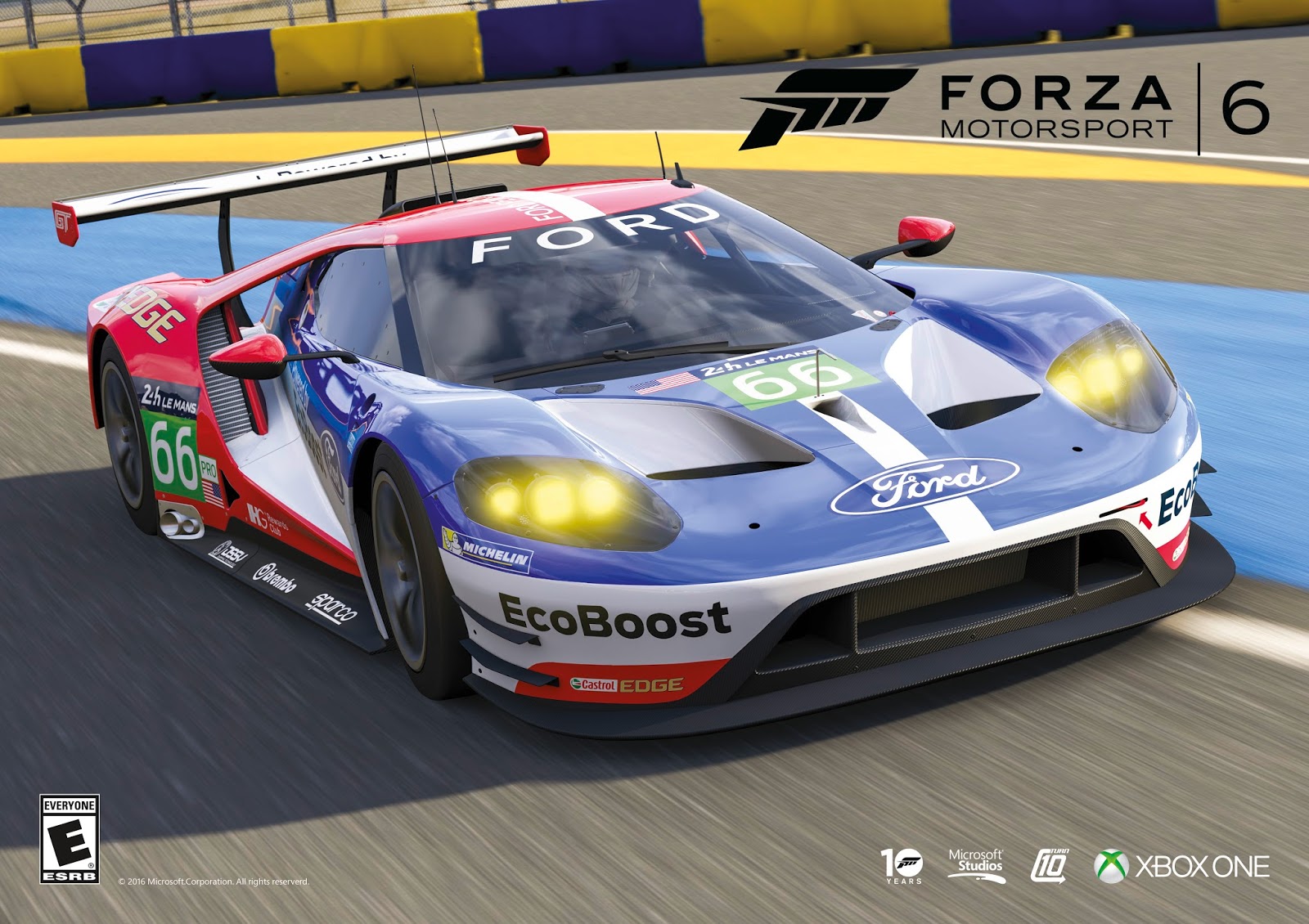 Forza Poster A3 H Ford ετοίμασε 4 GT και είναι έτοιμη να τρέξει στον 24ωρο αγώνα του Le Mans...