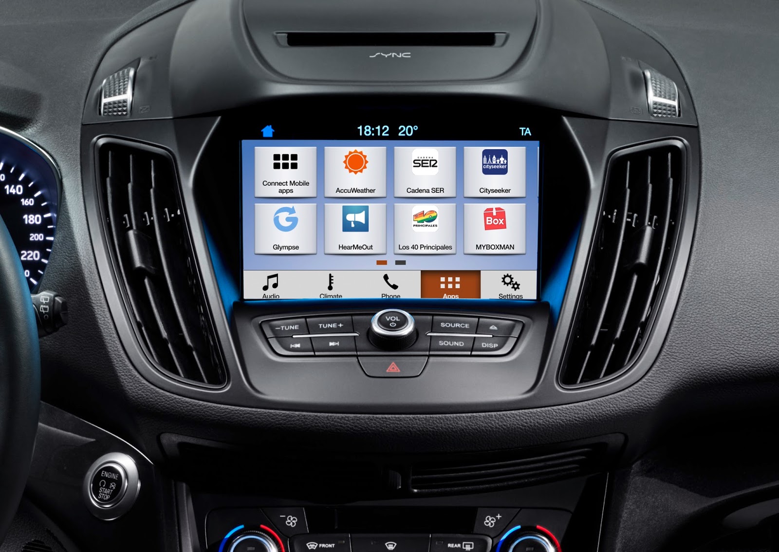 Ford2016 KugaMCA Sync3 Apps 16 Τα Ford Mondeo, S-MAX και Galaxy διατίθενται τώρα με το νέο σύστημα επικοινωνίας & ψυχαγωγίας της Ford, SYNC 3