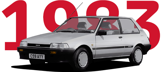 1983 Img 1 tcm 3030 773305 Το Toyota Corolla κλείνει τα 50 του χρόνια και αναπολούμε 11 απροβλημάτιστες γενιές