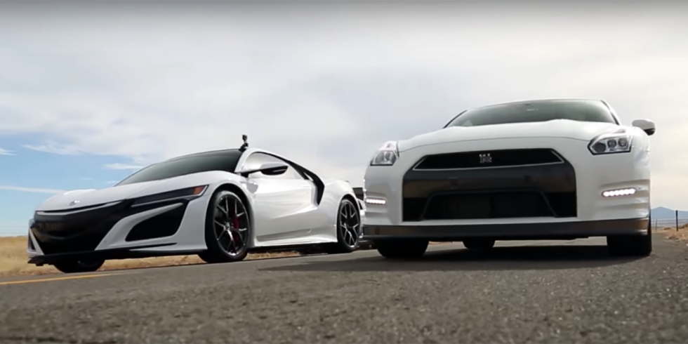 Ποιο είναι γρηγορότερο, το NSX ή το GT-R;