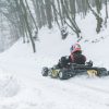 kart snow Το karting σε παγωμένη λίμνη είναι απλά κορυφαίο