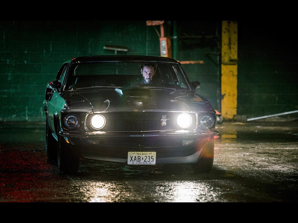 John Wick Cars Ford mustang Οι καλύτερες ταινίες με αυτοκίνητα για το 2017