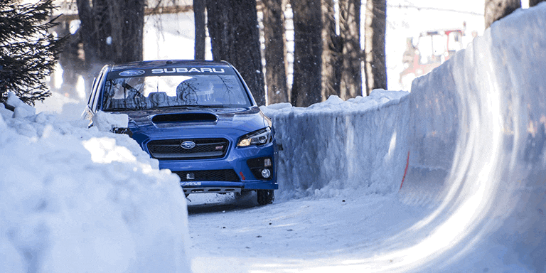 subaru Πάμε χιόνι... με Subaru WRX STI!