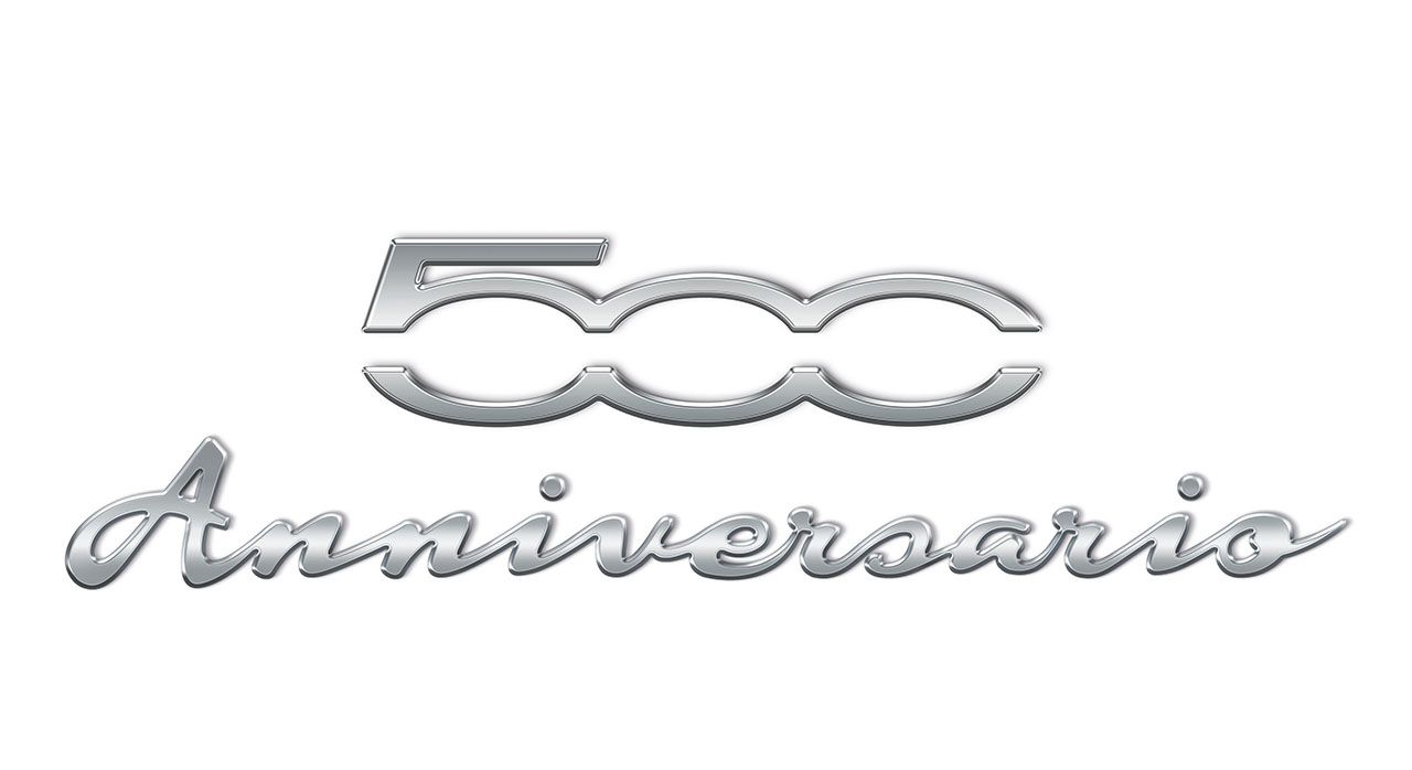 170629 Fiat 500 Anniversario Logo Το Fiat 500 γιορτάζει τα 60ά γενέθλιά του προσφέροντας μοναδικά δώρα