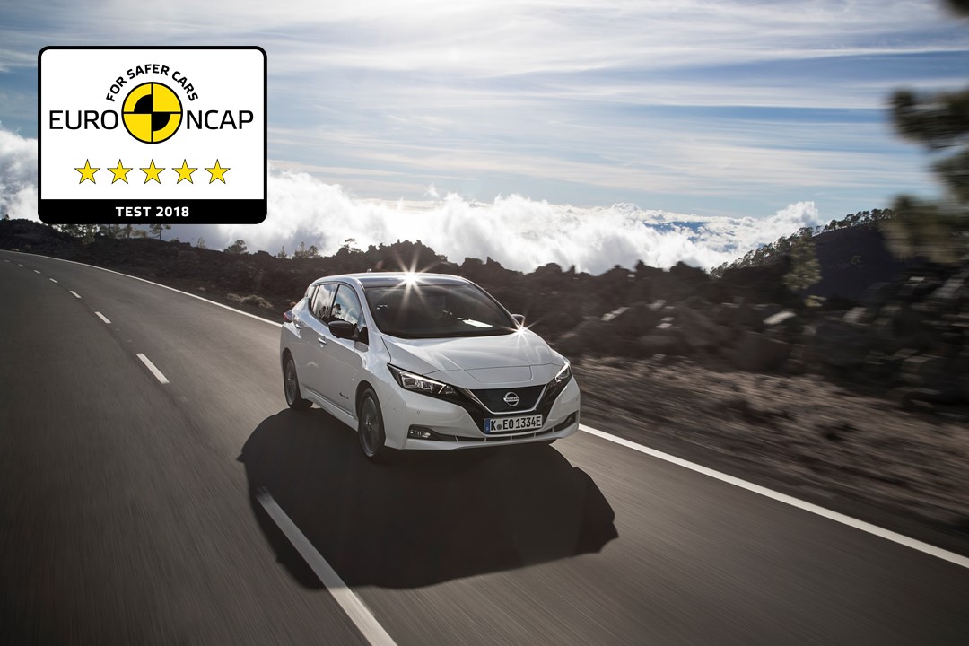 426226269 New Nissan LEAF achieves 5 star safety rating in Euro NCAP crash tests Πεντάστερο το Nissan LEAF