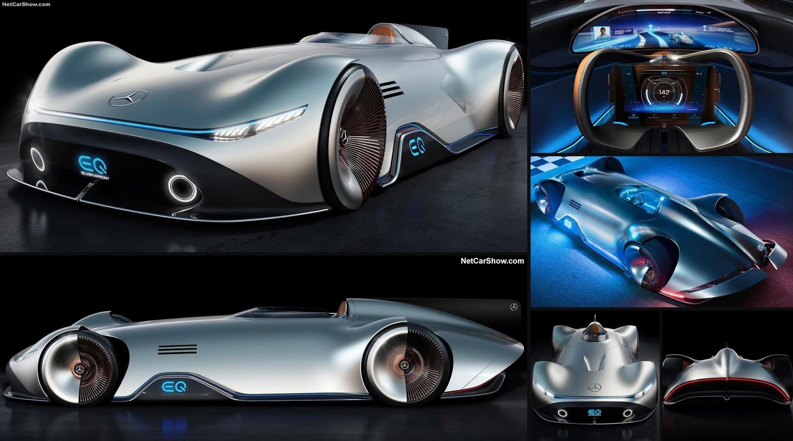 Mercedes Benz Vision EQ Silver Arrow Concept 2018 ig Όλα τα μοντέλα από το Paris Motor Show