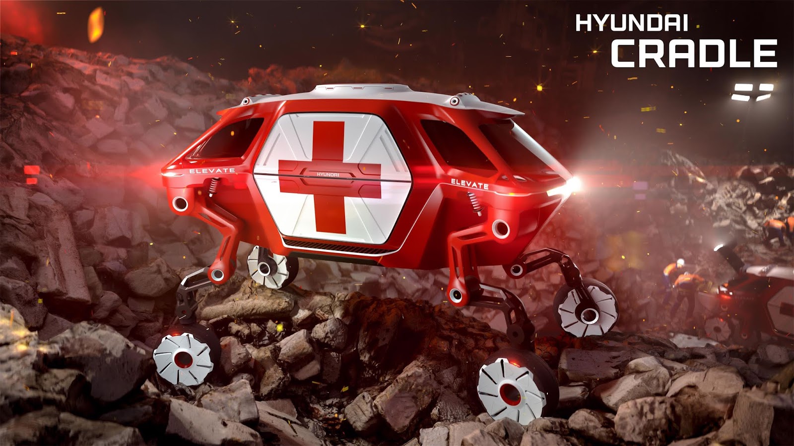hyundai elevate concept252872529 H Hyundai έβγαλε όχημα με ρομποτικά πόδια!