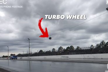 gt rturbo Watch a 3,000bhp GT-R spit out its turbine at the dragstrip!