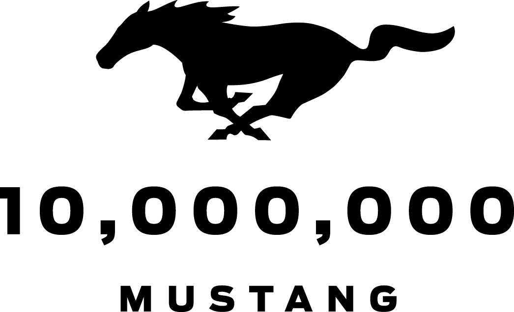 10Mil Mustang Logo Black 1 Πώς γιορτάζει η Mustang τα 55 της χρόνια;