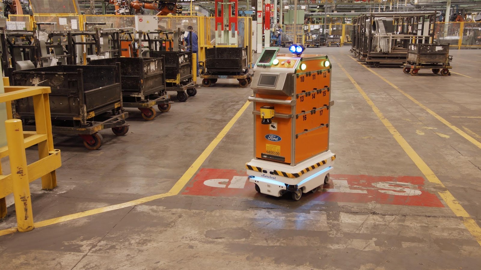 Ford SelfDrivingRobot 7 Η Ford έφτιαξε ένα ρομπότ για τις χαμαλοδουλειές του εργοστασίου της!
