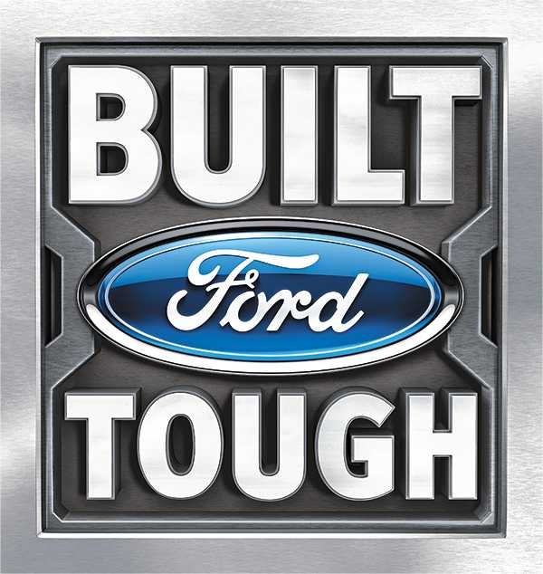 Built Ford Tough Logo Δες ένα ηλεκτρικό Ford F-150 να ρυμουλκεί μια αμαξοστοιχία!