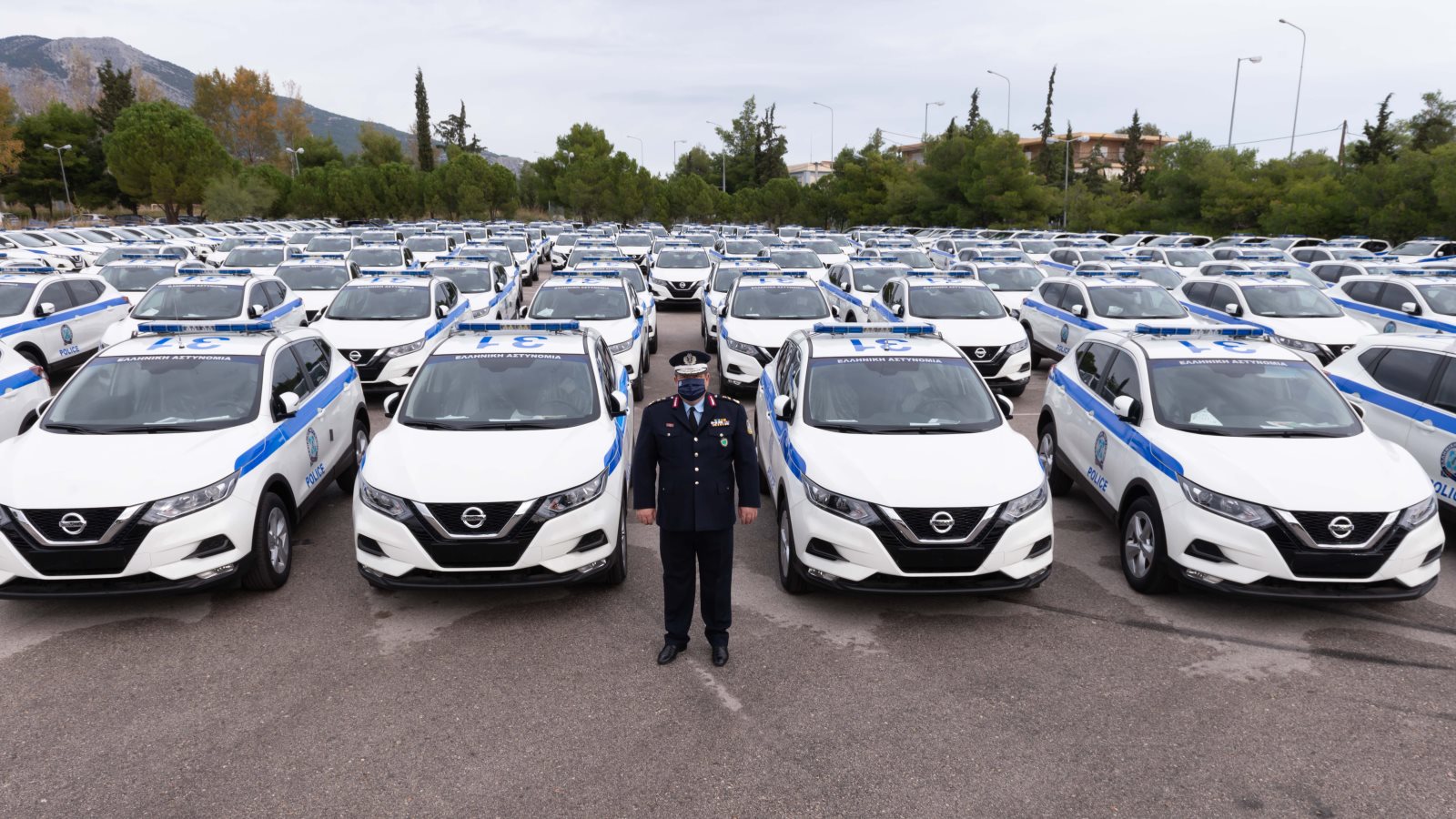 Ενίσχυση του στόλου περιπολικών της Ελληνικής Αστυνομίας με Nissan QASHQAI