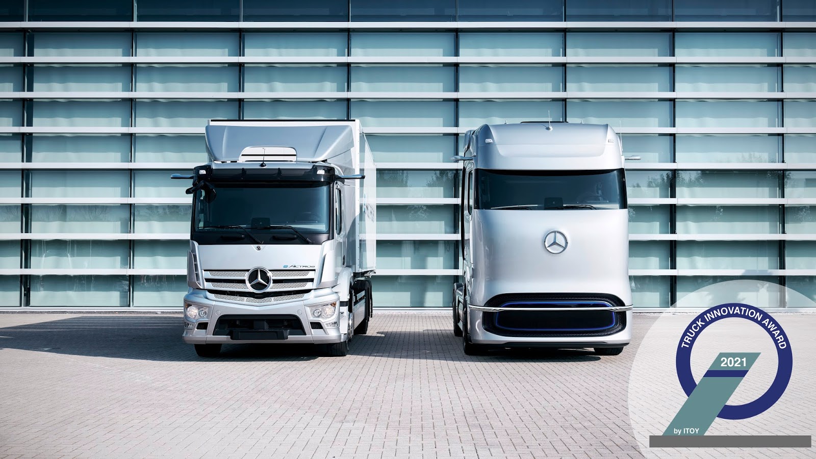 20C0706 05 Οι πρωτοπόροι της ηλεκτροκίνησης: το Mercedes-Benz eActros και το Mercedes-Benz GenH2 Truck κερδίζουν το βραβείο καινοτομίας «Truck Innovation Award 2021»