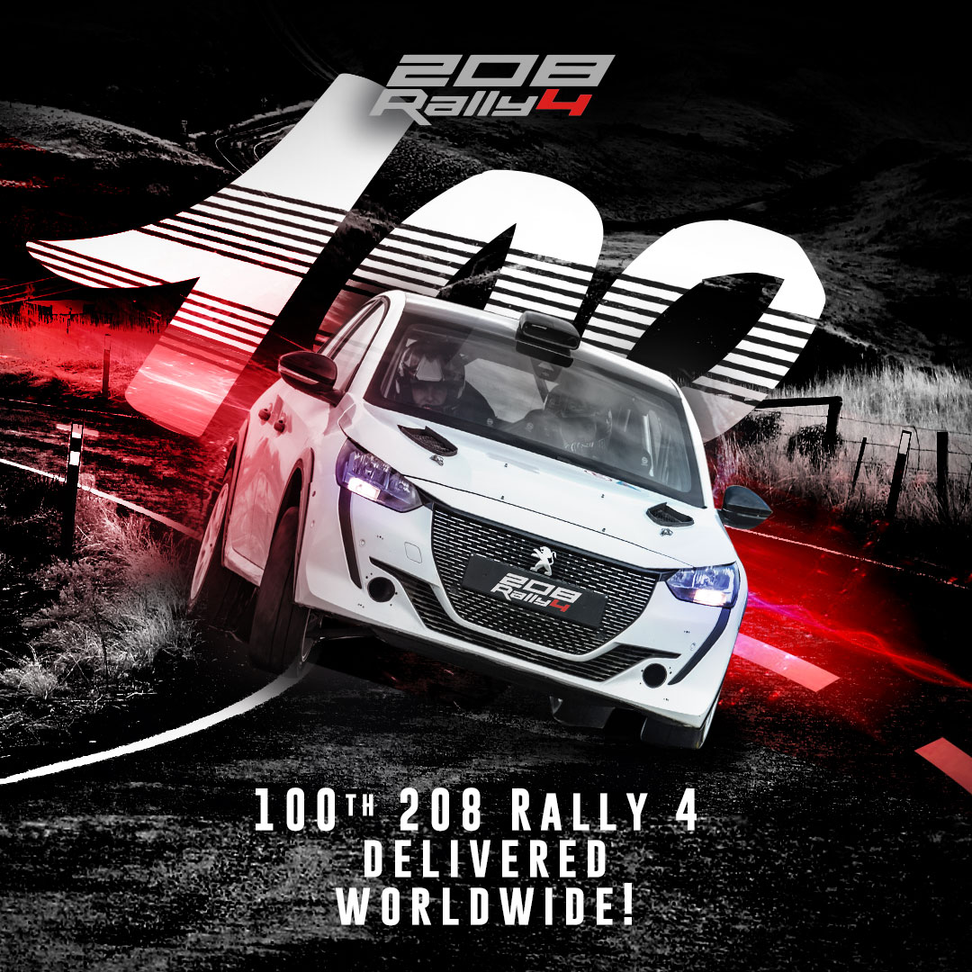 Η Peugeot SPORT παρέδωσε το 100ο 208 Rally4