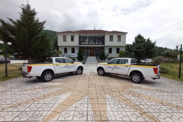 Navara Prespes1 Two Nissan Navara in the "arsenal" of the Municipality of Prespa