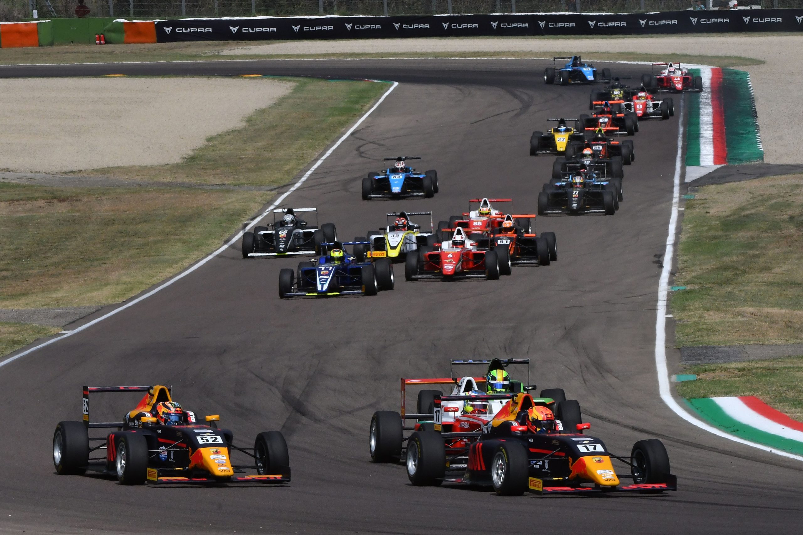 Start Race1 Imola Circuit scaled H Ιταλική Formula 4, συνεχίζει στη Vallelunga