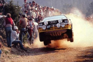 Audi Quattro S1 jump group b rally 1 How Audi invented its slogan
