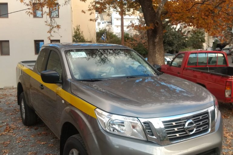 NAVARA VIANNOU 1 In der Gemeinde Viannou fahren Sie jetzt einen Nissan Navara