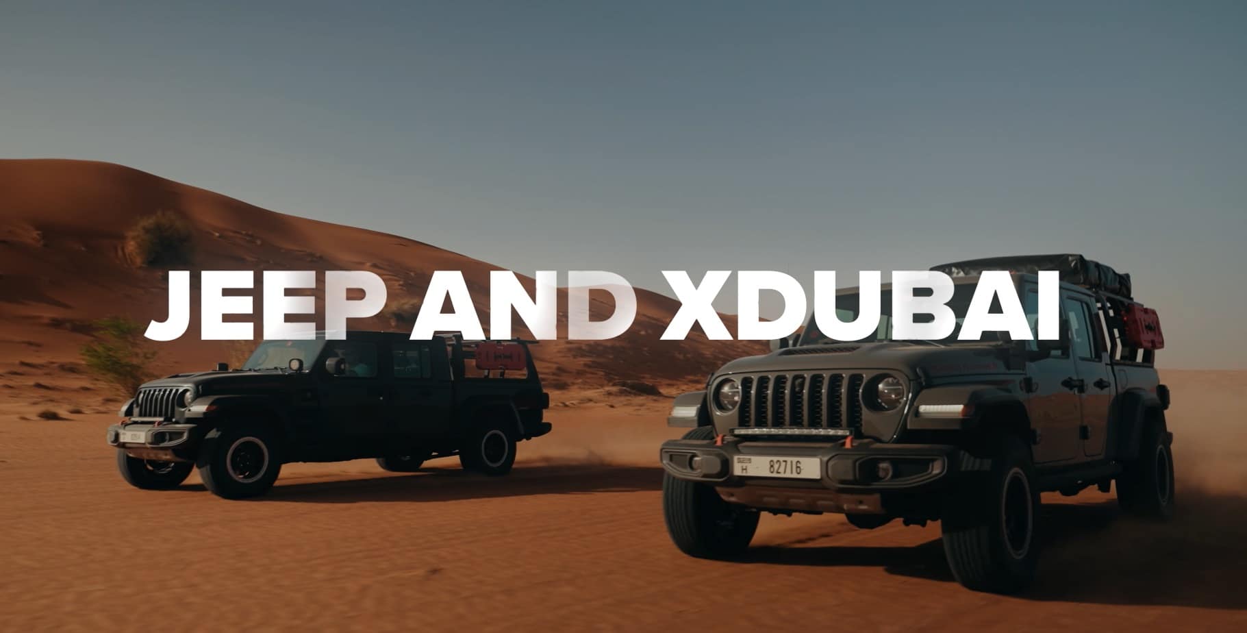 02 XDubai Gladiator : To Jeep, αναλαμβάνει το ρόλο του απόλυτου εξερευνητή