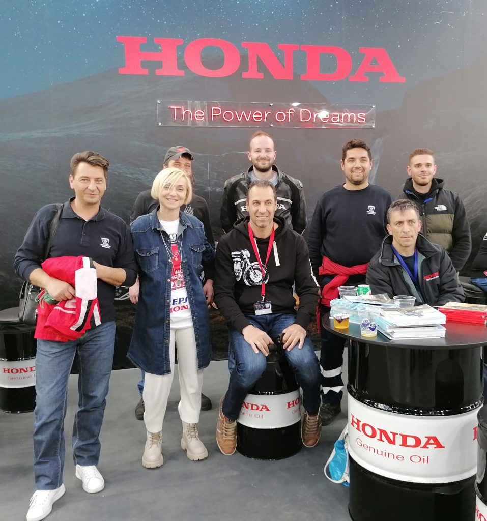 3 H Honda Moto Saracakis συμμετείχε στο Athens Motoshow 2022