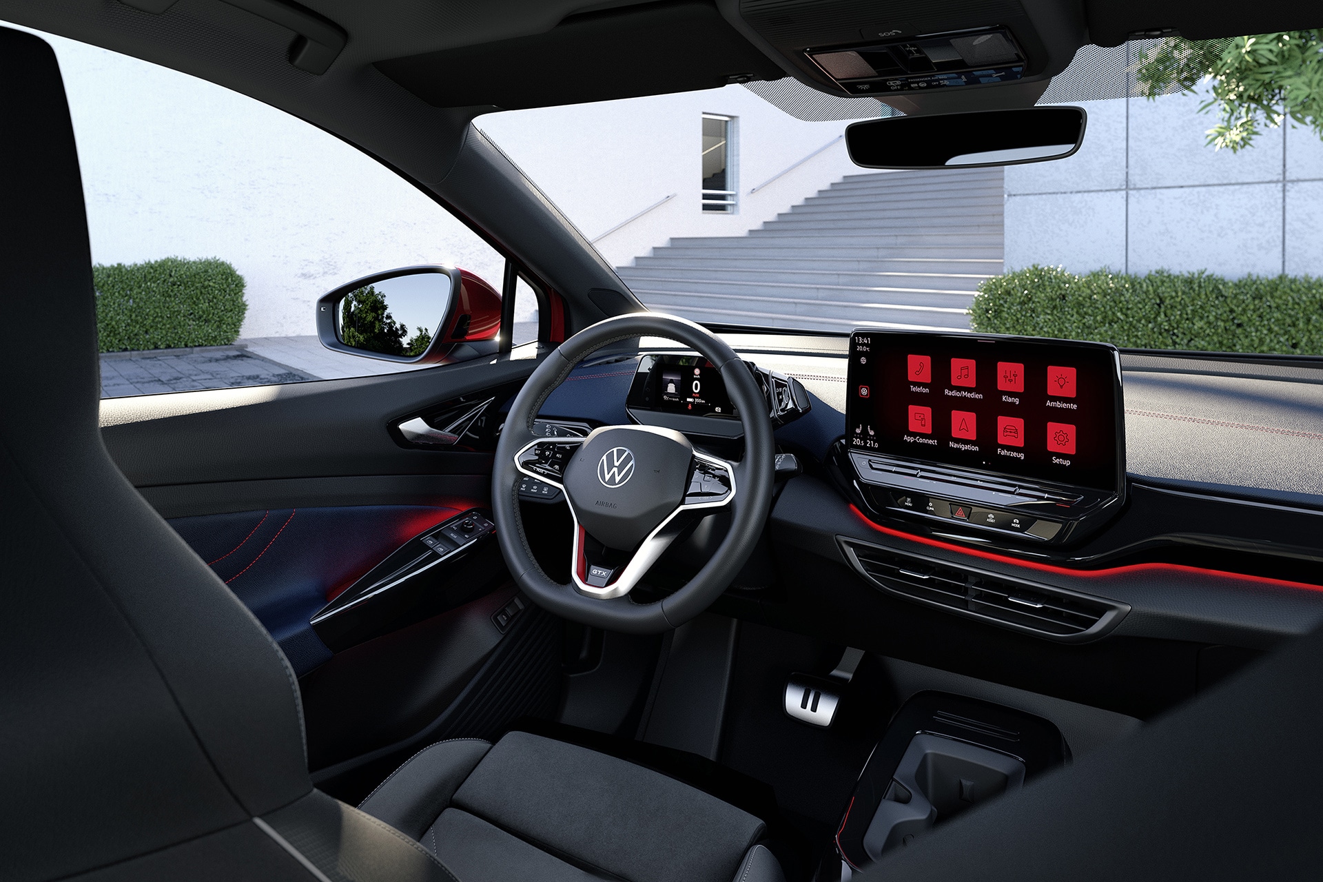 ID.5 GTX interior Volkswagen : Νέα μοντέλα, σε μικρότερα χρονικά διαστήματα και με ψηφιακό DNA