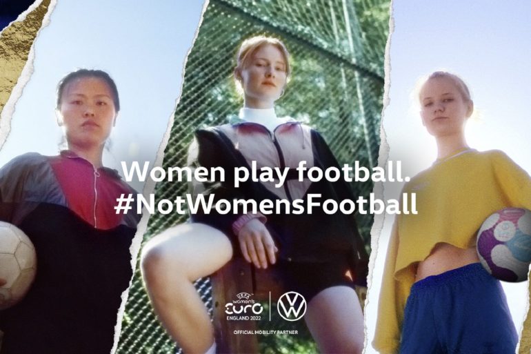 Volkswagen Women play football photo 1 <br>#NotWomensFootball : Volkswagen campaign to strengthen gender equality