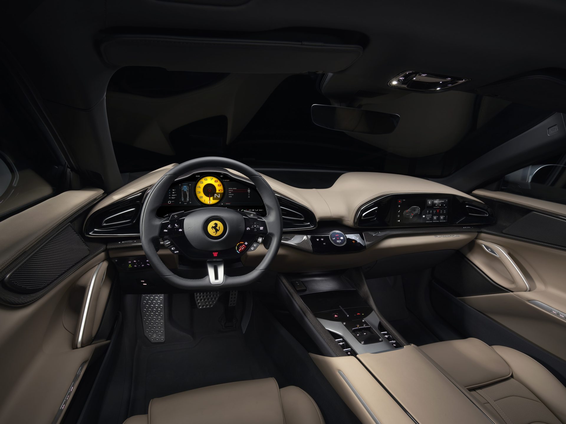 13 interior 1 HR A4 Ferrari Purosangue : V12, ατμοσφαιρική, με 725 ίππους