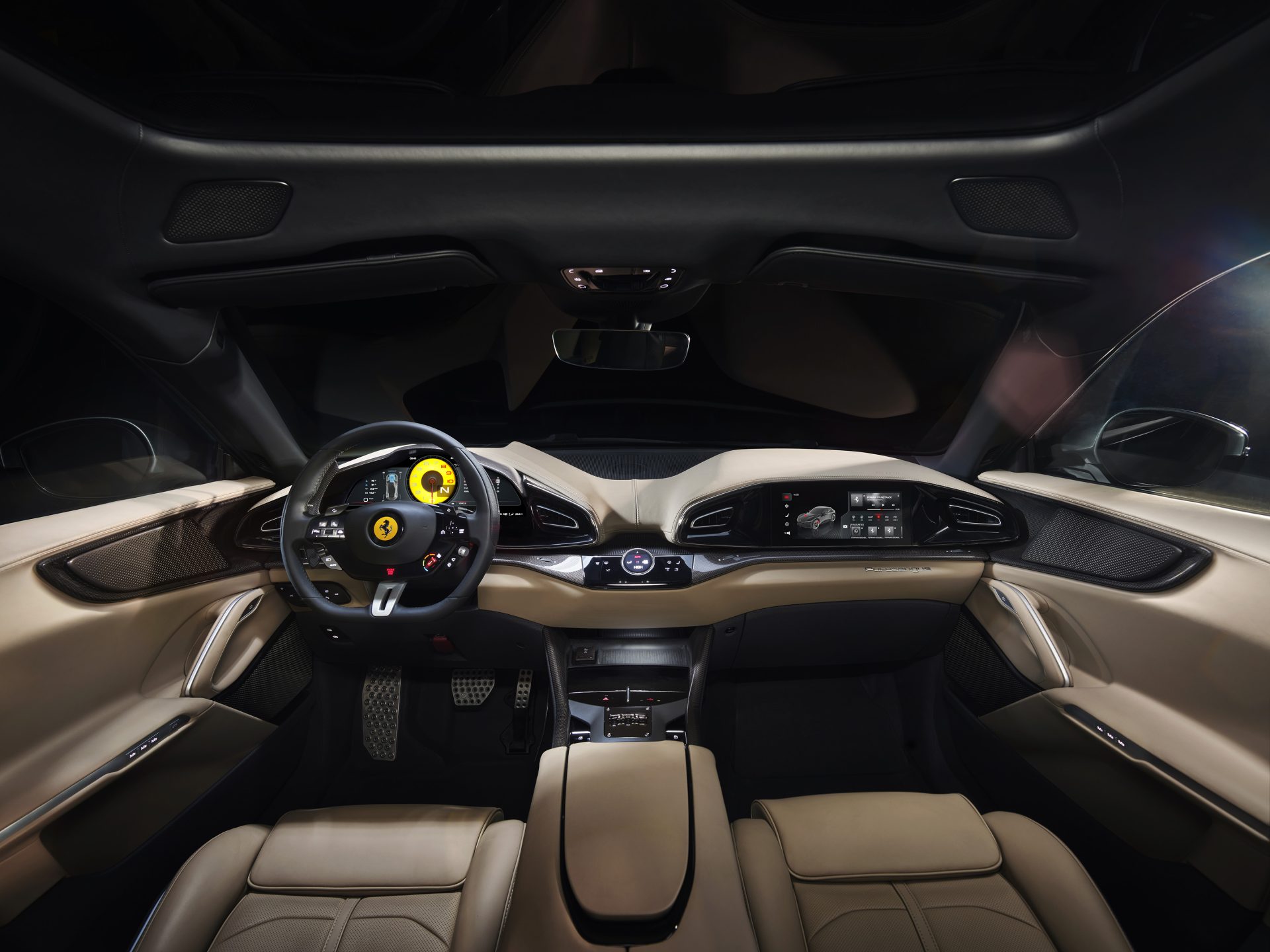 14 Interior 2 HR A4 Ferrari Purosangue : V12, ατμοσφαιρική, με 725 ίππους