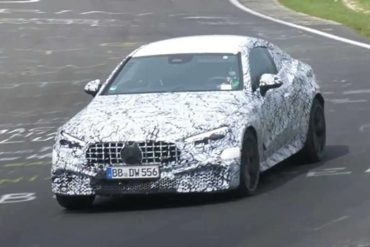 2024 mercedes amg cle 63 coupe s e performance spied on nurburgring Η Mercedes-AMG CLE 63 Coupe εθεάθη σε γρήγορους γύρους στο Nurburgring (Video)
