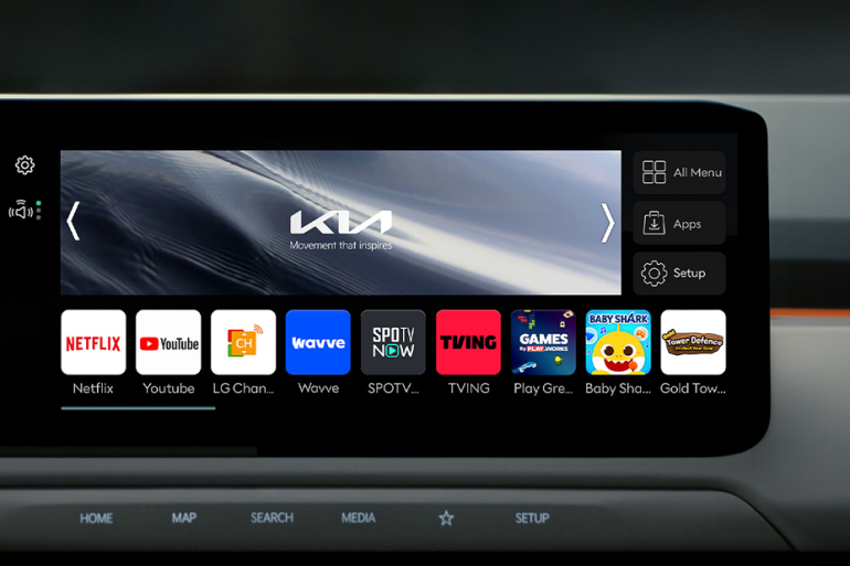 Kia EV3 LG webOS ACP lancio 0527 LG presenta la piattaforma di contenuti avanzati nella nuova Kia EV3
