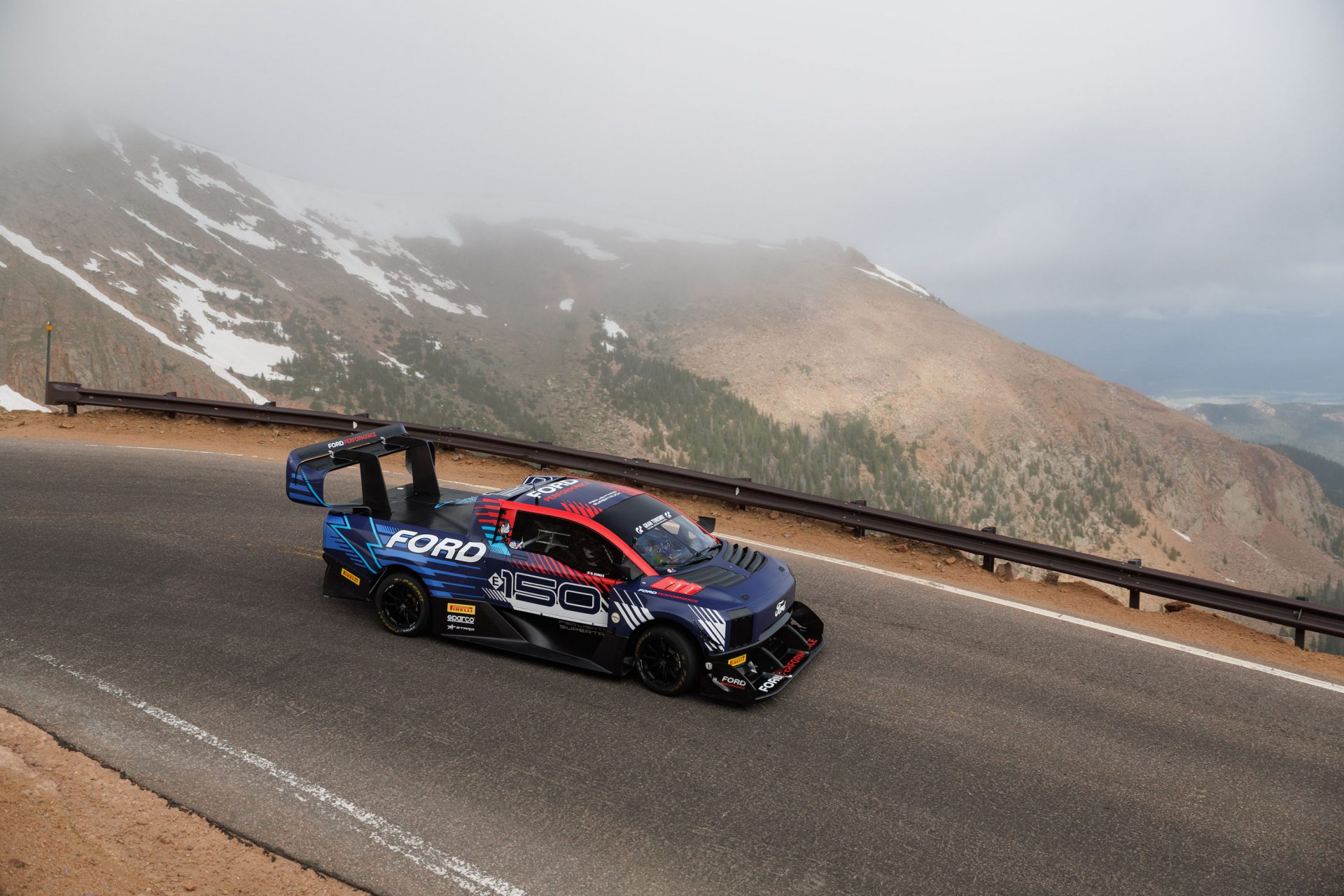 Pikes Peak SuperTruck 2024 4 Ford Performance's F-150 Lightning SuperTruck is this year's king of the Pikes Peak International Hill Climb