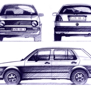 DB2016AU00832 medium VW Golf 2nd Generation (1983 - 1991)