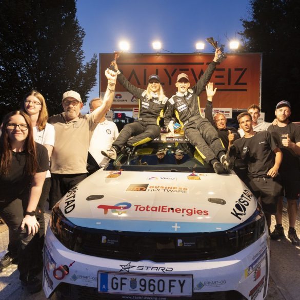 OpelCorsaElectricRallyeWeiz ADAC Opel Electric Rally Cup: dominio di casa di Luca Pröglhöf al Rallye Weiz