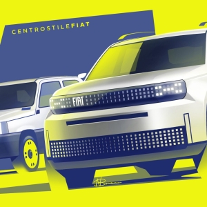 GrandePanda SketchesbyCentroStileFIAT 3 Grande Panda vs 80ties Panda