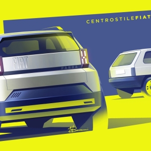 GrandePanda SketchesbyCentroStileFIAT 4 Grande Panda vs 80ties Panda