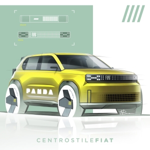 GrandePanda SketchesbyCentroStileFIAT 5 Grande Panda vs 80ties Panda