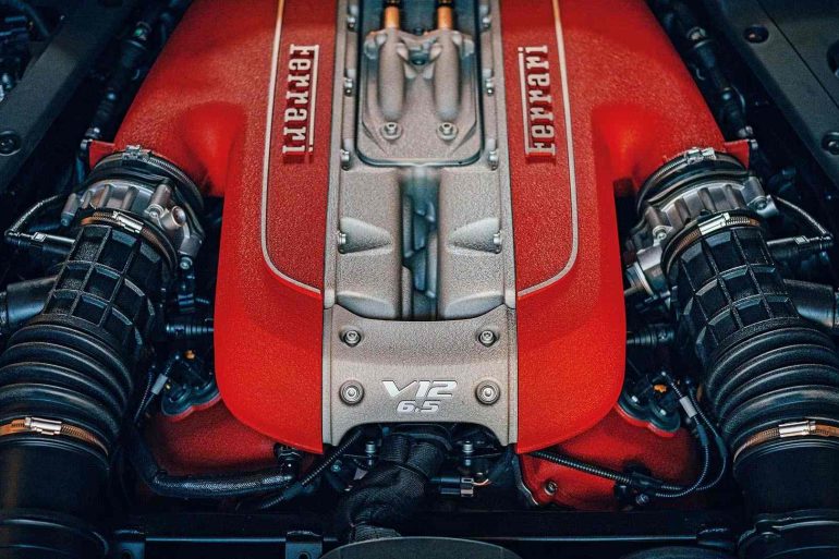 ferrari v12 engine
